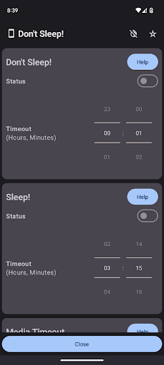 Dont Sleep! Screen 2