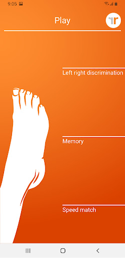 Recognise Foot Screen 2