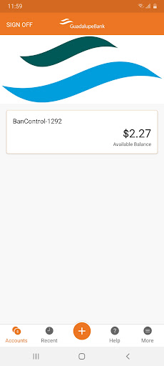 Guadalupe Bank Screen 3