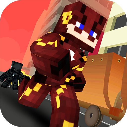 Superhero Fast Run 3D logo