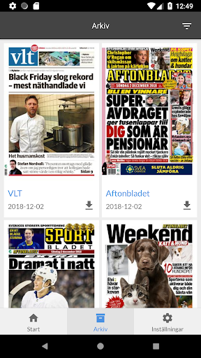 Sala Allehanda e-tidning Screen 2
