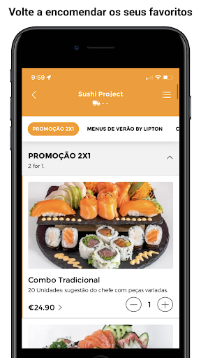 Sushi Project Screen 2