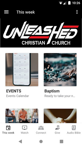 Android application Unleashed CC screenshort