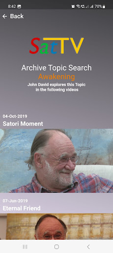 SatTV Spiritual Awakening Screen 3