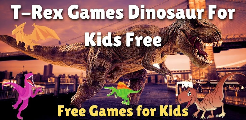 Çocuklar Için T-Rex Oyunları D