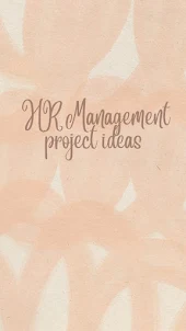 HR Management project ideas