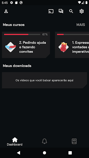 Alura Língua Screen 2