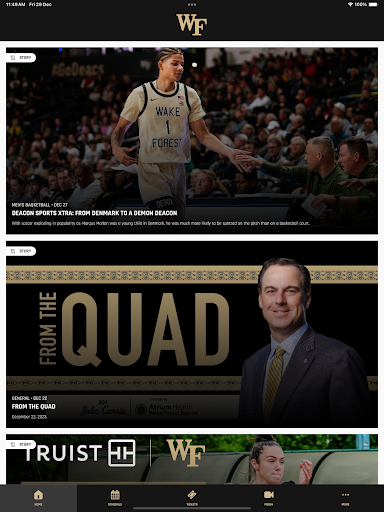 Screenshot of Wake Forest Demon Deacons