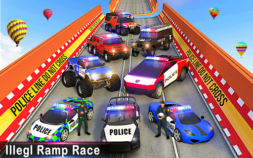 Police Car Stunts Racing: Ramp Car New Stunts Game 2.1.0 Screenshots 14