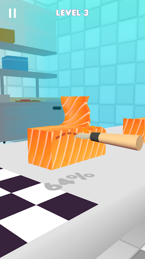 Télécharger Sushi Roll 3D - Jeu de Cuisine Détente APK MOD (Astuce) screenshots 3