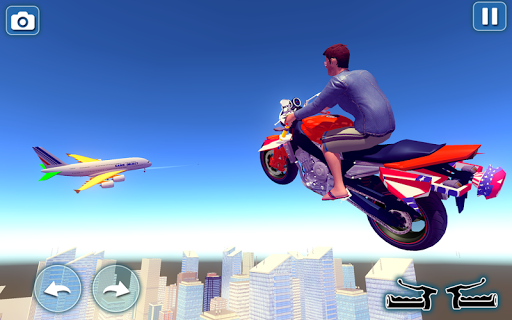 Android application Impossible Mega Ramp Moto Bike screenshort