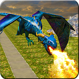Fire Dragon Fighting Simulator 2018 icon
