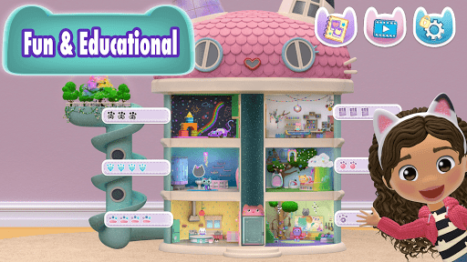Gabbys Dollhouse: Games & Cats androidhappy screenshots 1