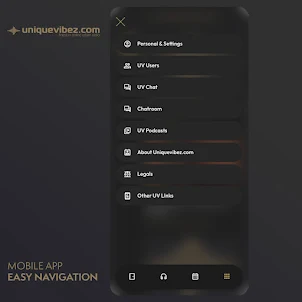 Uniquevibez.com Radio App