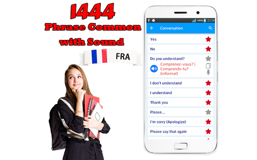 Learn French Language Offline Screen 2
