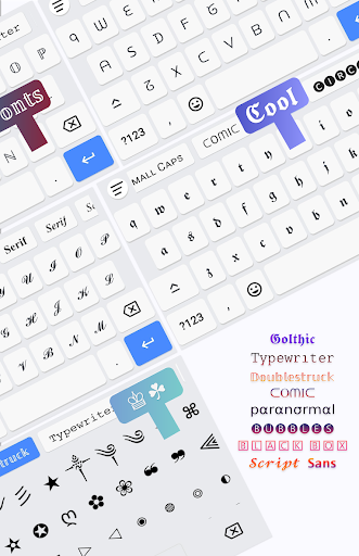 Fonts Aa - Keyboard Fonts Art - Art & Design - apps