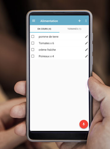 Aperçu de l'application