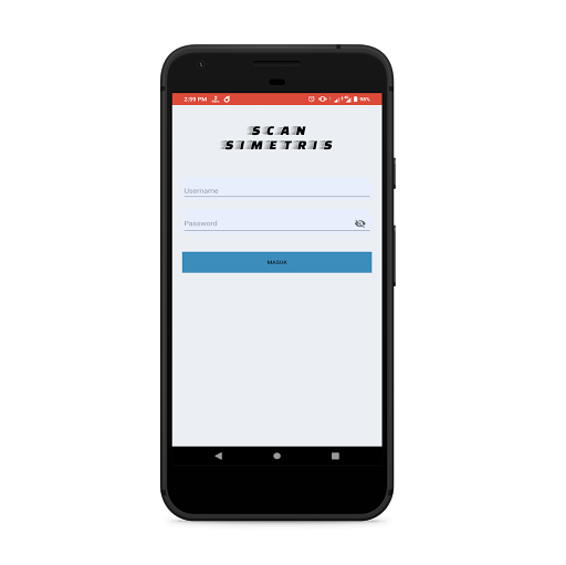 Android application Scan Simetris RSUP Dr.Sardjito screenshort