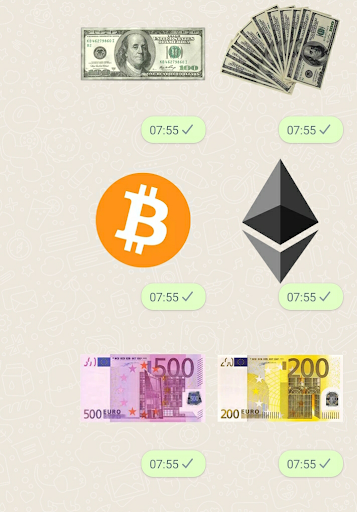 Money Stickers Screen 2