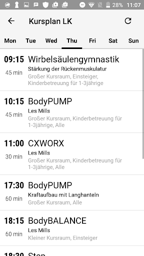 Lifestyle Fitnessclubs Screen 2