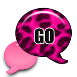 GO SMS - Leopard Hot Pink icon