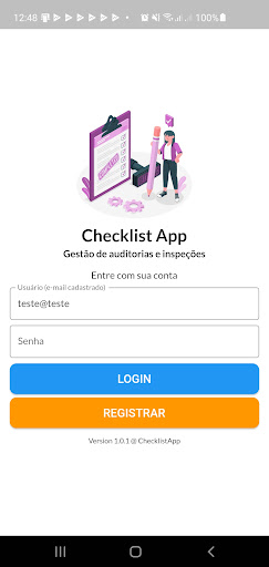 Android application Checklist App screenshort