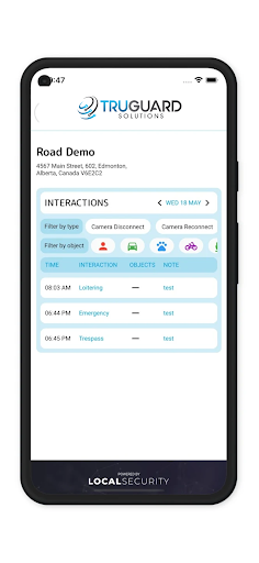 Android application TruGuard screenshort