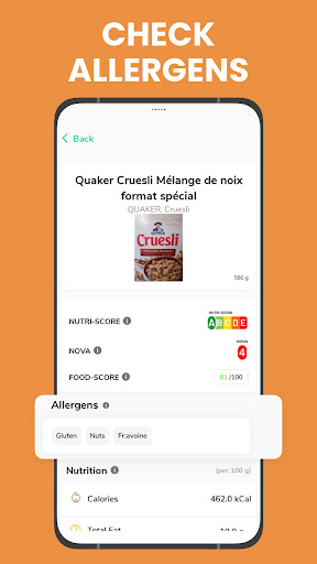 Screenshot of PureCheck: Scan Food, Cosmetic