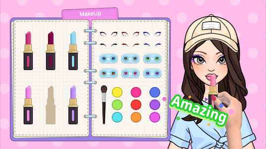 Paper Doll: Make Up & Makeover