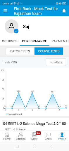 One Rank : Rajasthan Exam Screen 3