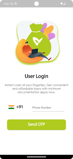 instant loan or Emergency loan Screen 2
