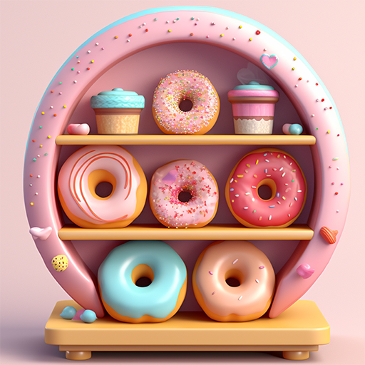 Donut Sort Match 3D Game