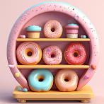Donut Sort Match 3D Game