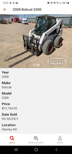 Steffes Price Guide Screenshot