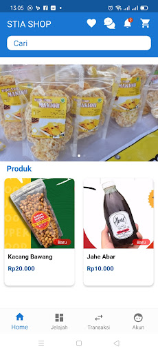 Android application STIA SHOP screenshort