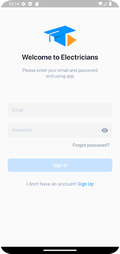 The Electricians App Screen 3
