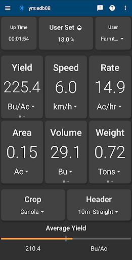 Android application FarmTRX Harvest screenshort
