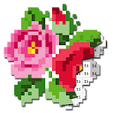 Flowers Pixel Art Colored 14 APK Скачать