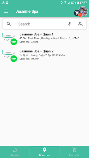 Jasmine Spa Screen 2