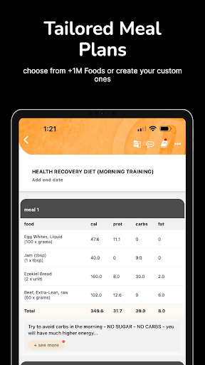 Screenshot of Fitlog
