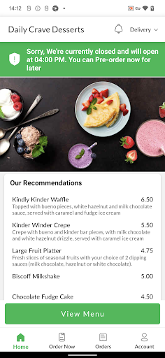 Daily Crave Desserts Screen 2