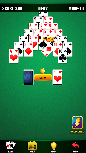 Pyramid Solitaire Daily Cards Screen 2