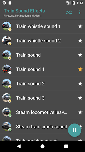 Train Sounds Screen 2