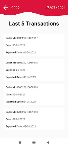 Cattle Feed Order Booking Screen 2