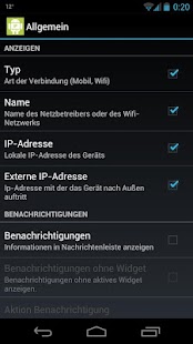 IP Widget Screenshot