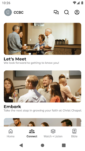 Christ Chapel Bible Church App Screen 2