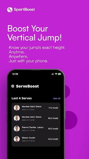Android application ServeBoost screenshort