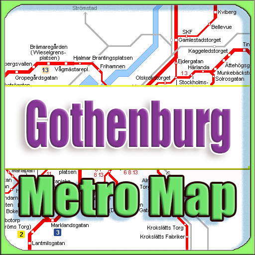 Gothenburg Metro Map Offline  Icon
