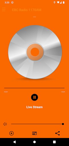 Android application ebc radio screenshort
