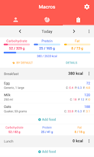 Macros - Calorie Counter & Meal Planner 1.9.4 Screenshots 1